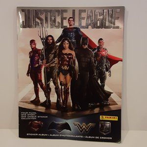PANINI - JUSTICE LEAGUE STICKER ALBUM - NEW!